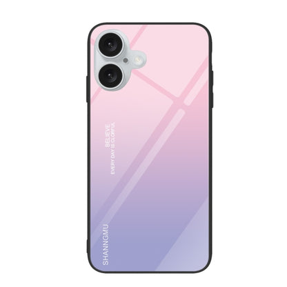 Colorful Painted Glass Phone Case, For iPhone 16 Pro Max, For iPhone 16 Pro, For iPhone 16 Plus��...