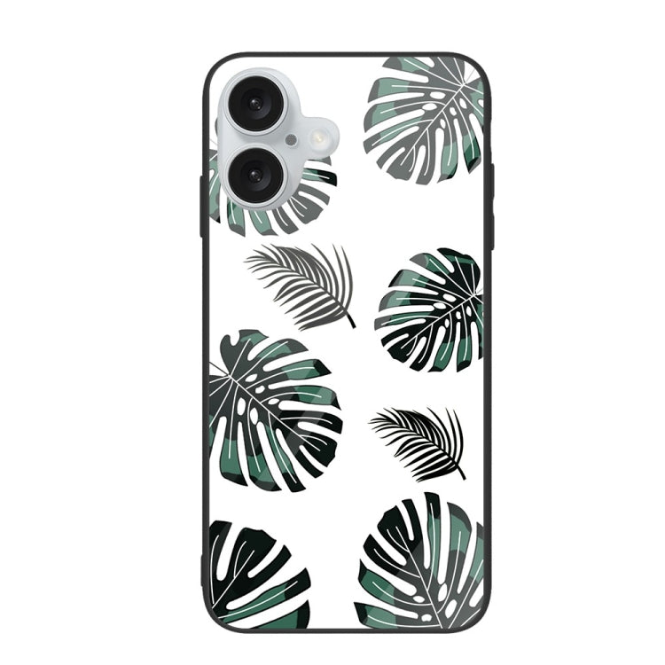 Colorful Painted Glass Phone Case, For iPhone 16 Pro Max, For iPhone 16 Pro, For iPhone 16 Plus��...