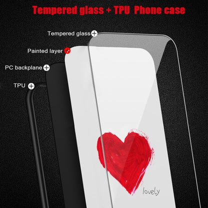 Colorful Painted Glass Phone Case, For iPhone 16 Pro Max, For iPhone 16 Pro, For iPhone 16 Plus��...