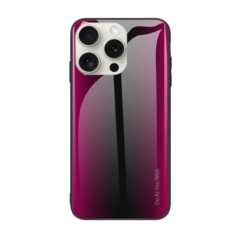 Texture Gradient Glass TPU Phone Case