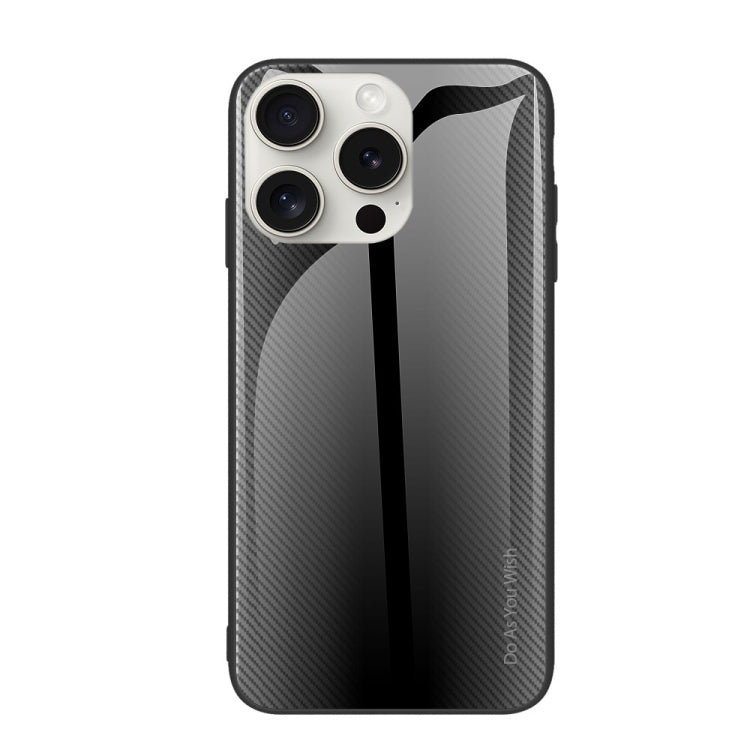 Texture Gradient Glass TPU Phone Case