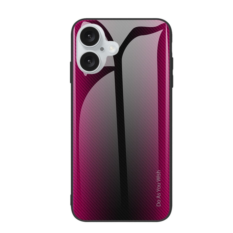Texture Gradient Glass TPU Phone Case