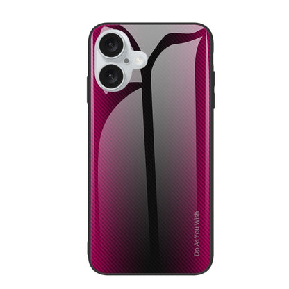 Texture Gradient Glass TPU Phone Case