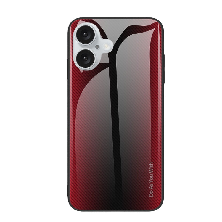 Texture Gradient Glass TPU Phone Case