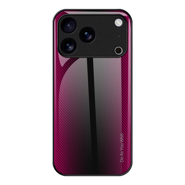 Texture Gradient Glass TPU Phone Case