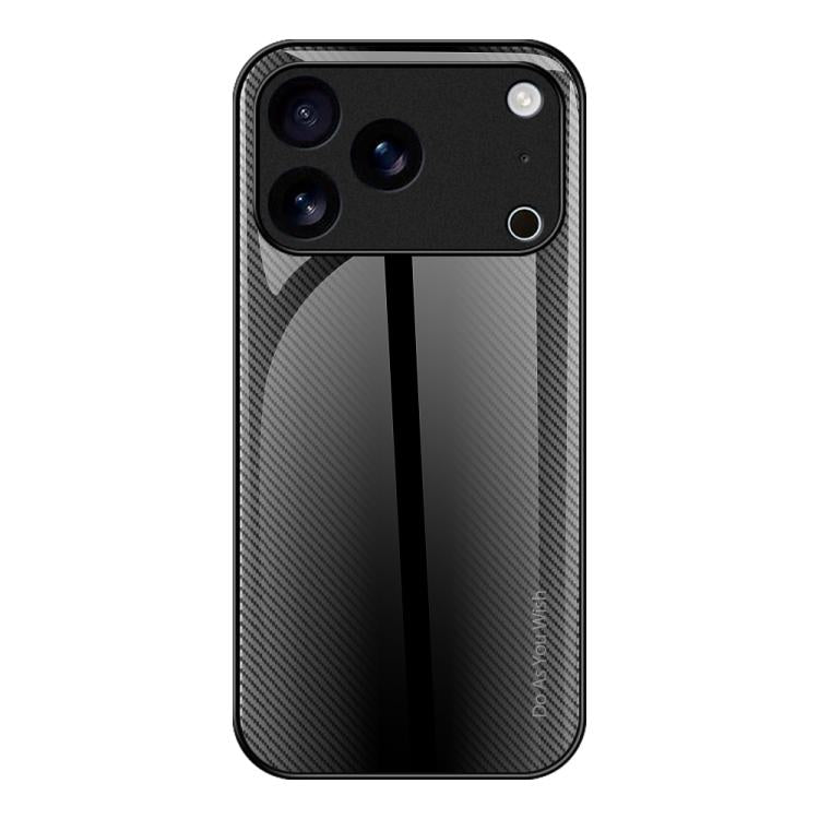 Texture Gradient Glass TPU Phone Case