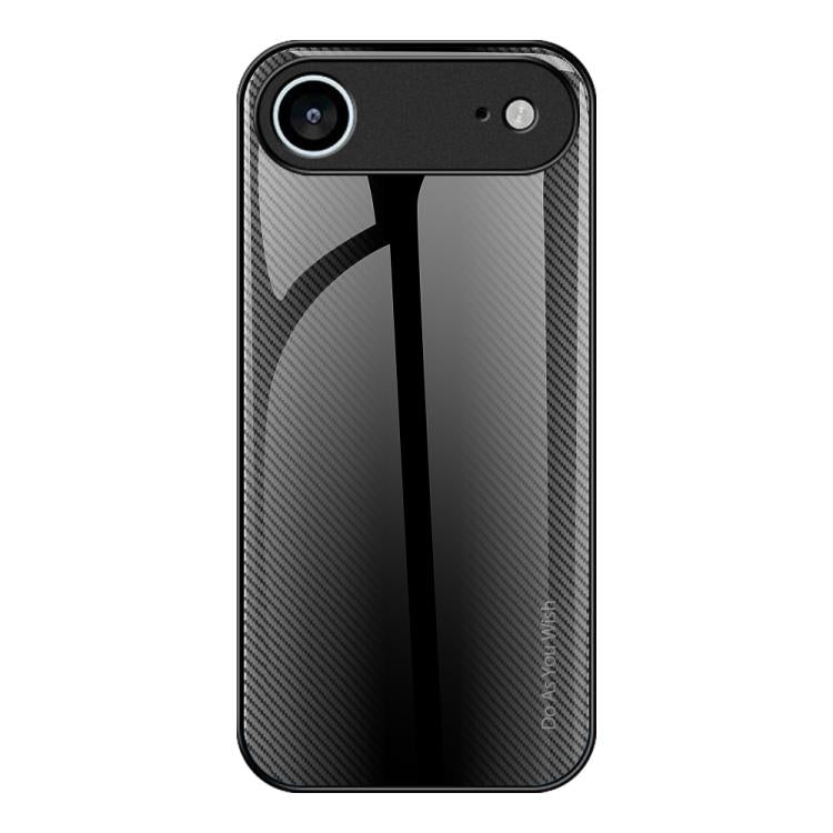 Texture Gradient Glass TPU Phone Case