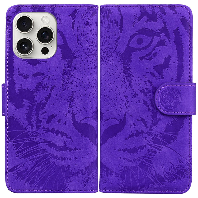 Tiger Embossing Pattern Leather Phone Case