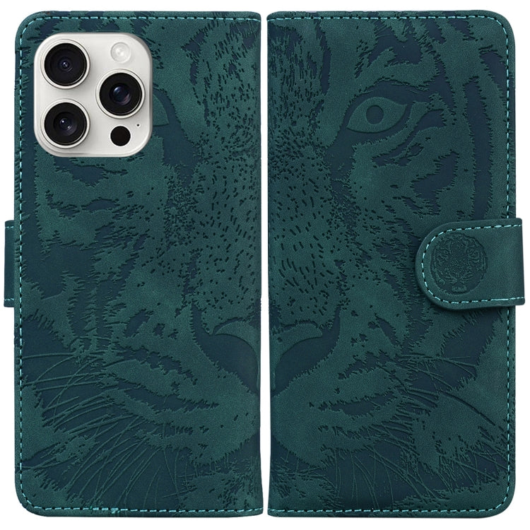 Tiger Embossing Pattern Leather Phone Case