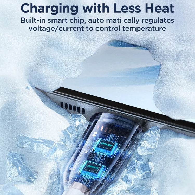 JOYROOM SA26-CC3 Flash Charge Series 60W USB-C / Type-C to USB-C / Type-C Fast Charging Data Cabl...
