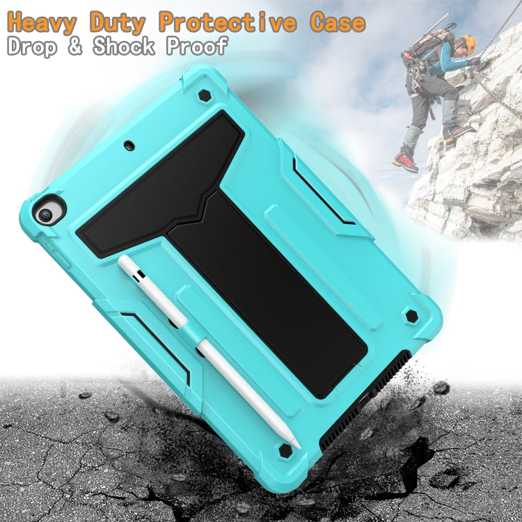 T-shaped Bracket Contrast Color Shockproof PC + Silicone Flat Protective Case��������������������...