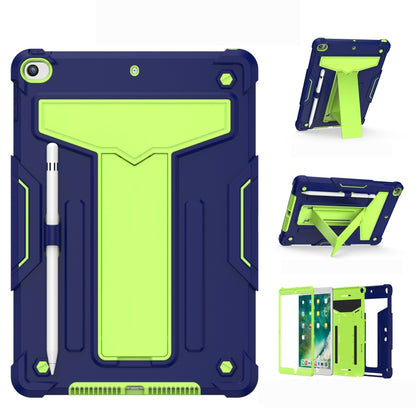 T-shaped Bracket Contrast Color Shockproof PC + Silicone Flat Protective Case��������������������...