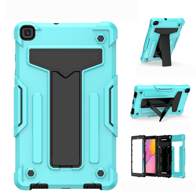 T-shaped Bracket Contrast Color Shockproof PC + Silicone Flat Protective Case��������������������...