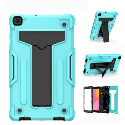 T-shaped Bracket Contrast Color Shockproof PC + Silicone Flat Protective Case��������������������...