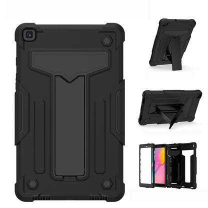T-shaped Bracket Contrast Color Shockproof PC + Silicone Flat Protective Case��������������������...