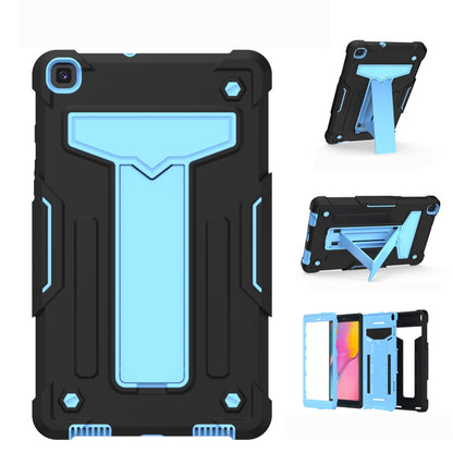 T-shaped Bracket Contrast Color Shockproof PC + Silicone Flat Protective Case��������������������...