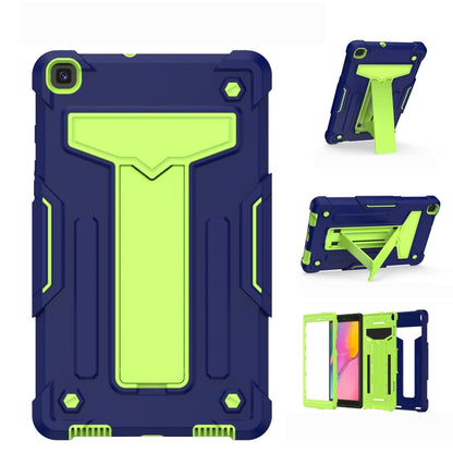 T-shaped Bracket Contrast Color Shockproof PC + Silicone Flat Protective Case��������������������...