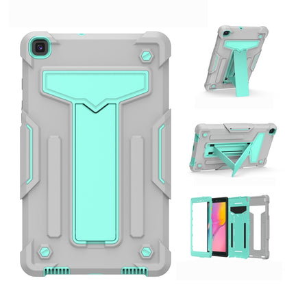 T-shaped Bracket Contrast Color Shockproof PC + Silicone Flat Protective Case��������������������...