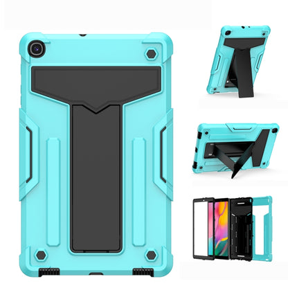 T-shaped Bracket Contrast Color Shockproof PC + Silicone Flat Protective Case��������������������...