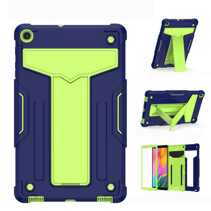 T-shaped Bracket Contrast Color Shockproof PC + Silicone Flat Protective Case��������������������...