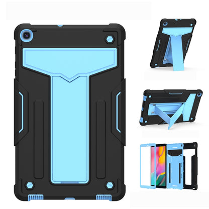T-shaped Bracket Contrast Color Shockproof PC + Silicone Flat Protective Case��������������������...