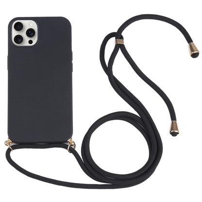 Wheat Straw TPU Shockproof Phone Case with Neck Lanyard, For iPhone 16 Pro Max, For iPhone 16 Pro...