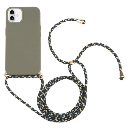 Wheat Straw TPU Shockproof Phone Case with Neck Lanyard, For iPhone 16 Pro Max, For iPhone 16 Pro...