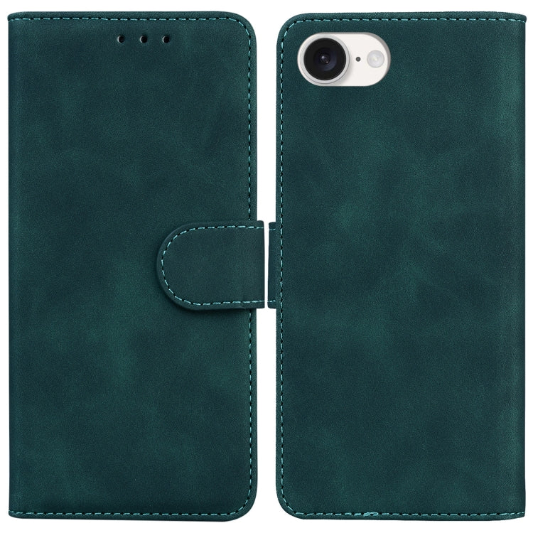 Skin Feel Pure Color Flip Leather Phone Case