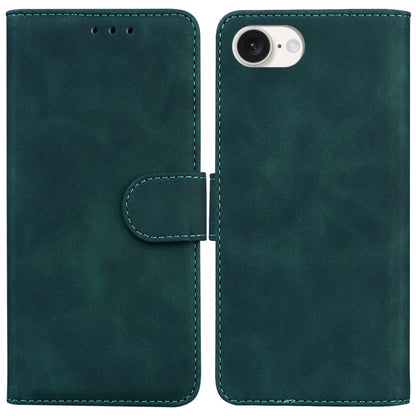 Skin Feel Pure Color Flip Leather Phone Case