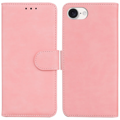 Skin Feel Pure Color Flip Leather Phone Case