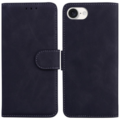 Skin Feel Pure Color Flip Leather Phone Case