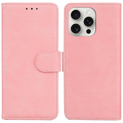 Skin Feel Pure Color Flip Leather Phone Case