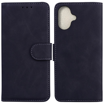 Skin Feel Pure Color Flip Leather Phone Case