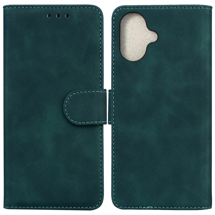 Skin Feel Pure Color Flip Leather Phone Case