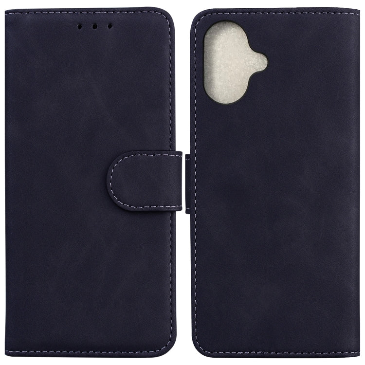 Skin Feel Pure Color Flip Leather Phone Case