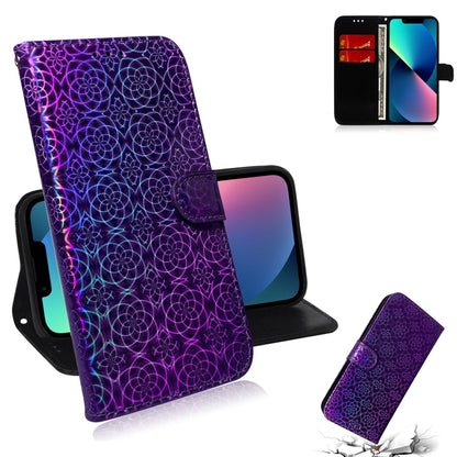 Colorful Magnetic Buckle Leather Phone Case