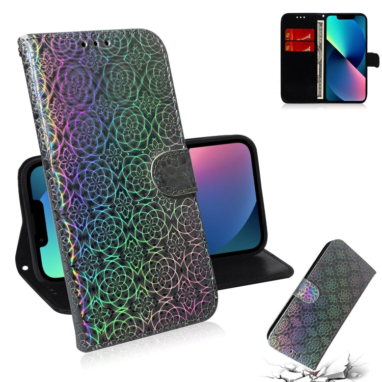 Colorful Magnetic Buckle Leather Phone Case