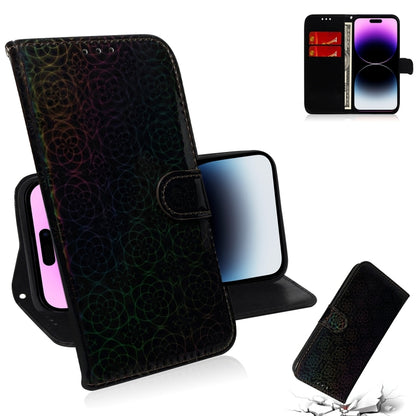 Colorful Magnetic Buckle Leather Phone Case