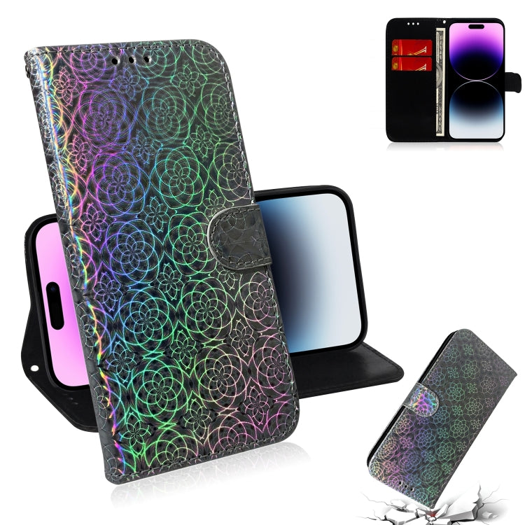 Colorful Magnetic Buckle Leather Phone Case