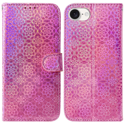 Colorful Magnetic Buckle Leather Phone Case
