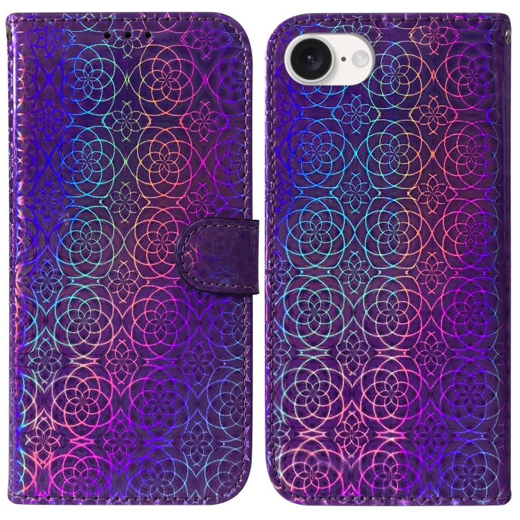 Colorful Magnetic Buckle Leather Phone Case