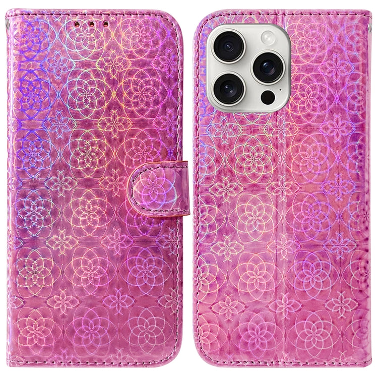 Colorful Magnetic Buckle Leather Phone Case