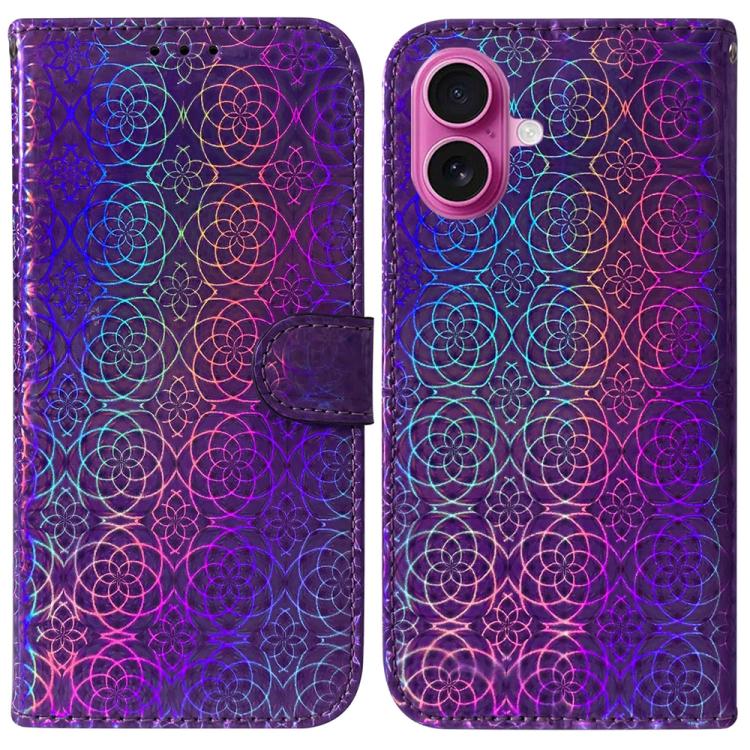 Colorful Magnetic Buckle Leather Phone Case