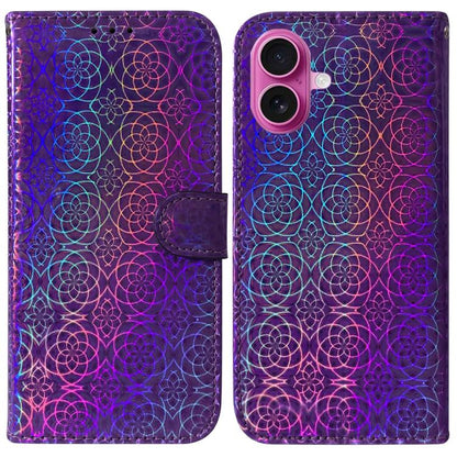 Colorful Magnetic Buckle Leather Phone Case