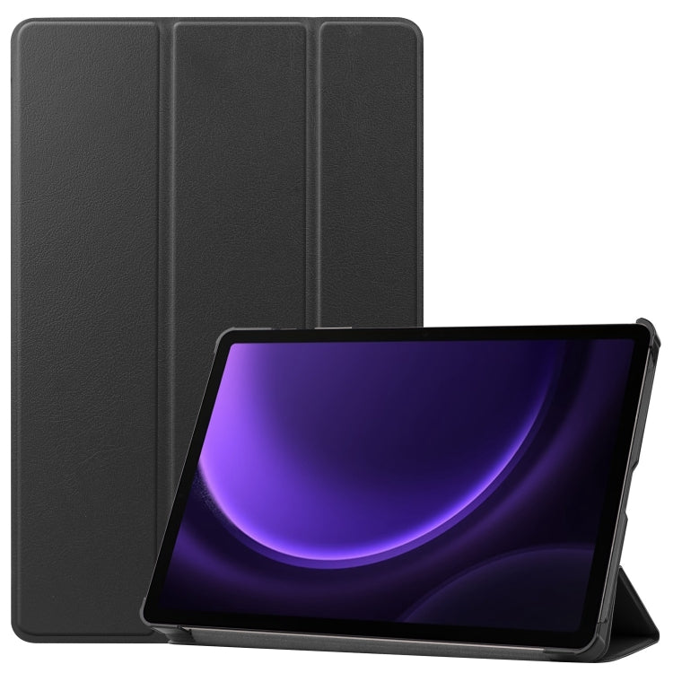 Custer Pure Color 3-Fold Holder Smart Leather Tablet Case, For Samsung Galaxy Tab S9 FE / S10 FE�...
