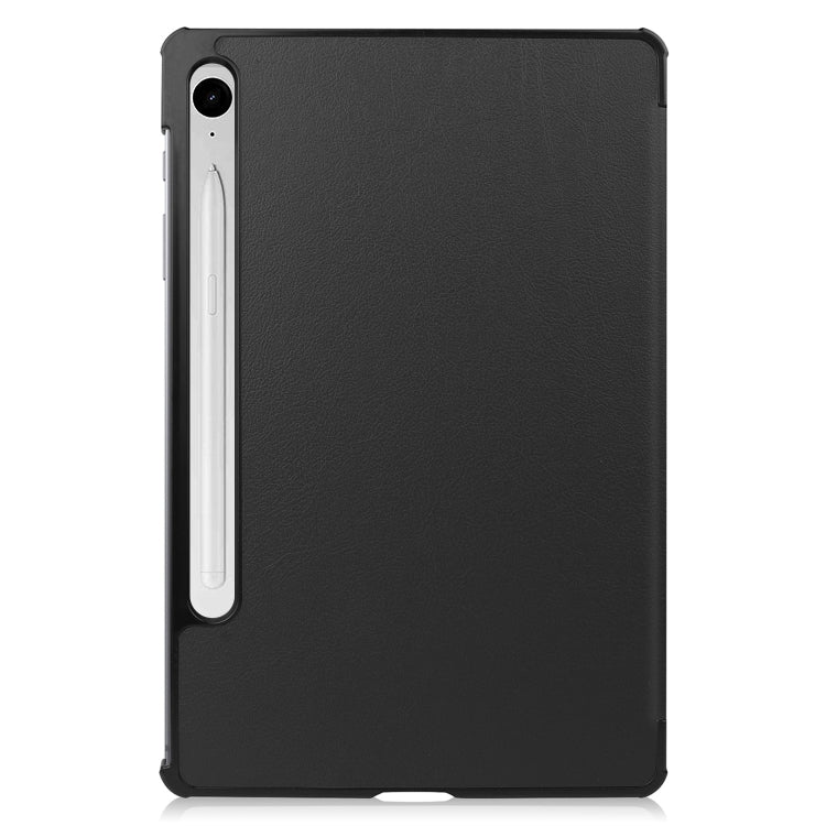 Custer Pure Color 3-Fold Holder Smart Leather Tablet Case, For Samsung Galaxy Tab S9 FE / S10 FE�...