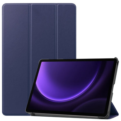 Custer Pure Color 3-Fold Holder Smart Leather Tablet Case, For Samsung Galaxy Tab S9 FE / S10 FE�...