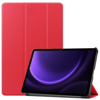 Custer Pure Color 3-Fold Holder Smart Leather Tablet Case, For Samsung Galaxy Tab S9 FE / S10 FE�...
