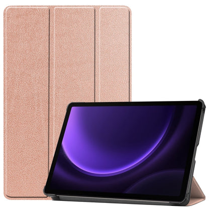 Custer Pure Color 3-Fold Holder Smart Leather Tablet Case, For Samsung Galaxy Tab S9 FE / S10 FE�...