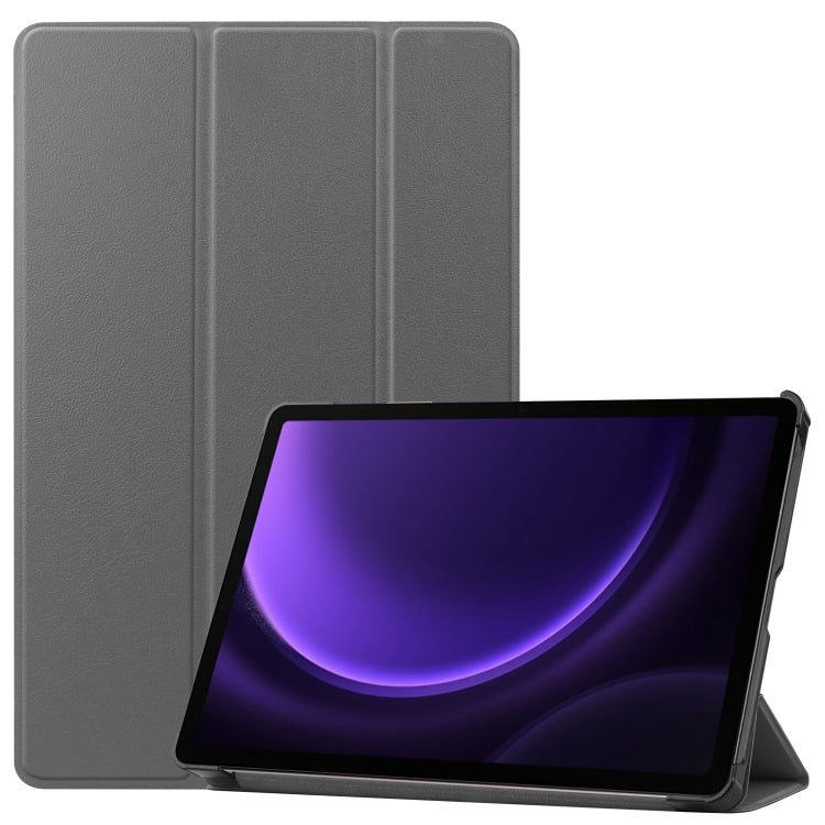 Custer Pure Color 3-Fold Holder Smart Leather Tablet Case, For Samsung Galaxy Tab S9 FE / S10 FE�...